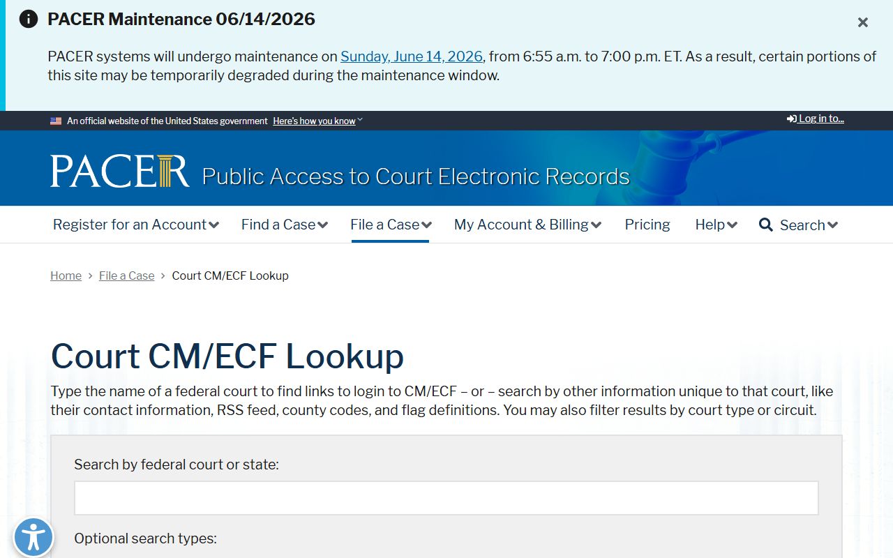 Umatilla County court records and PACER federal court lookup
